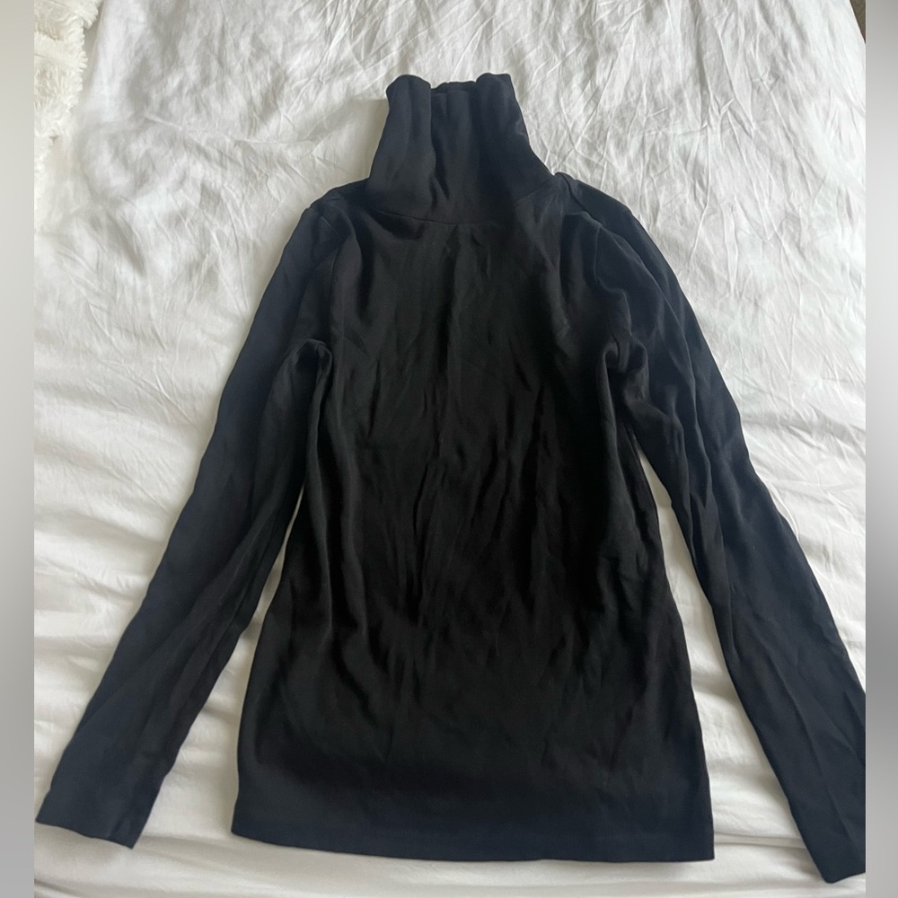 J. Crew Perfect Fit Black Turtleneck Long Sleeve